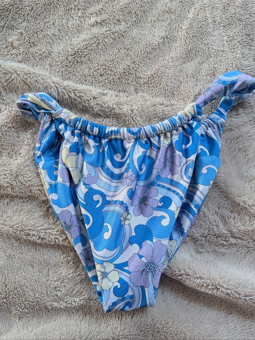 CINCIN Tide Bikini Bottoms Blue Floral